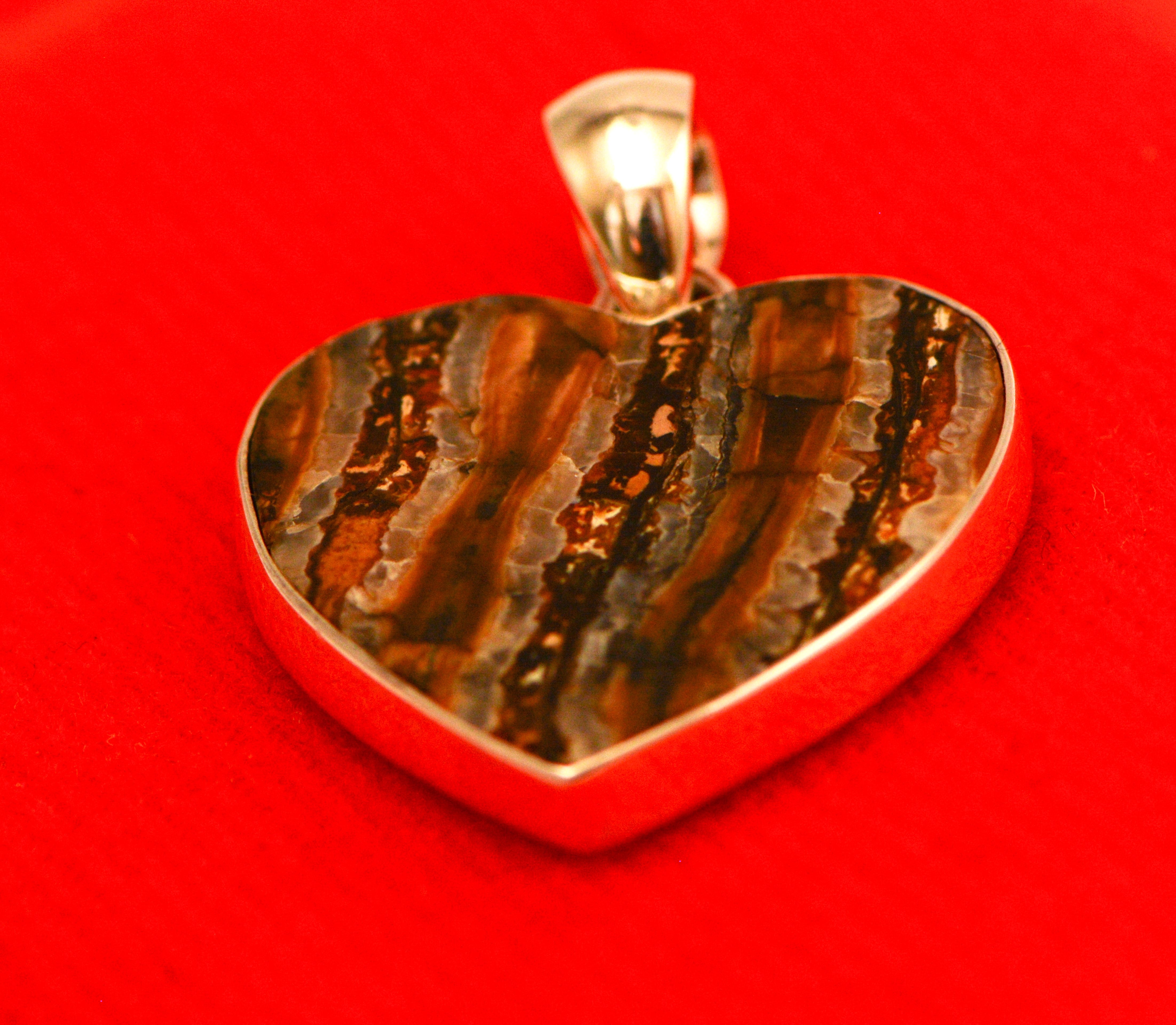 Ivory Jacks - Mammoth Tooth Heart Pendant