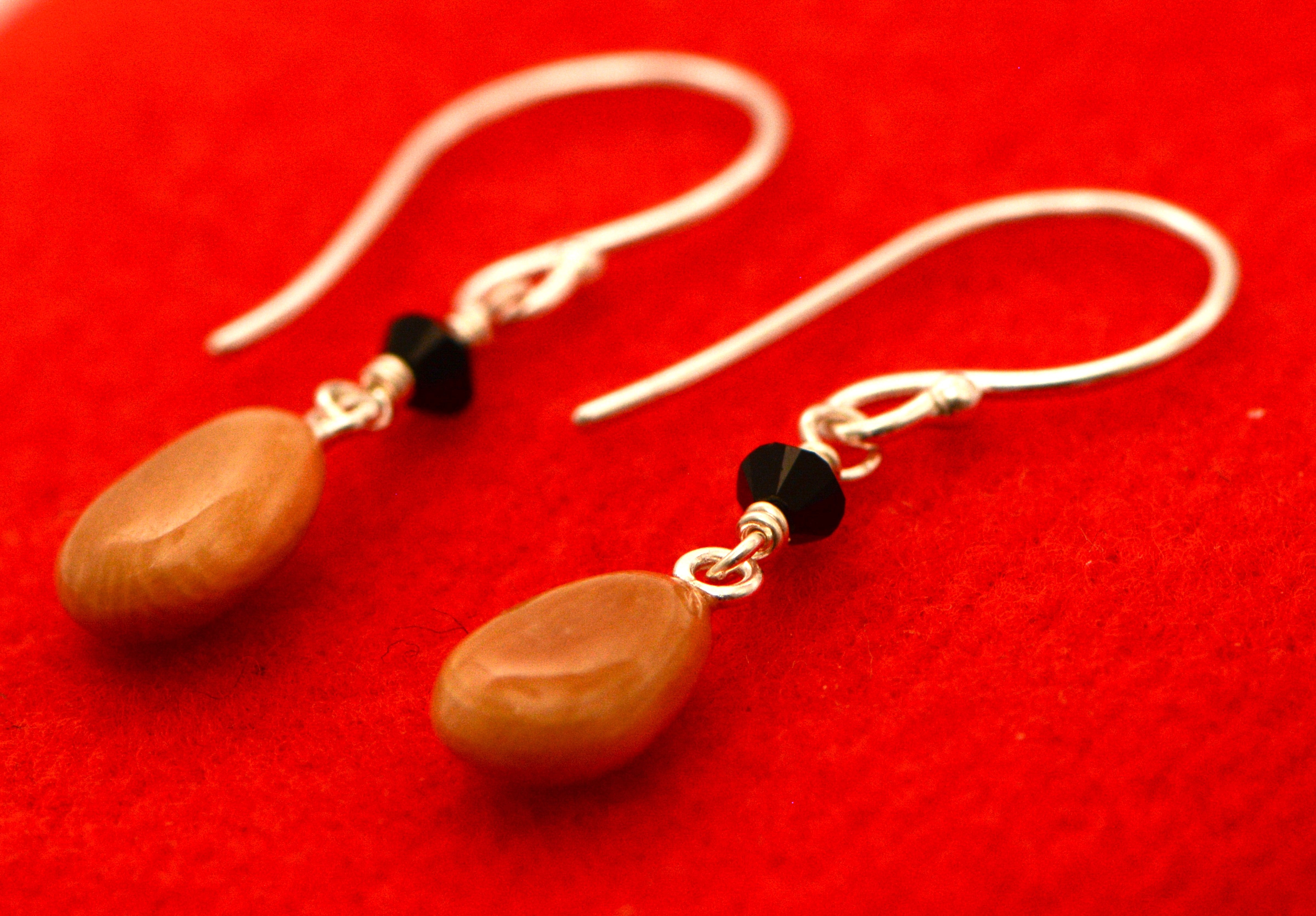 Ivory Jacks - Mammoth Ivory Tiny Due Drop Earrings