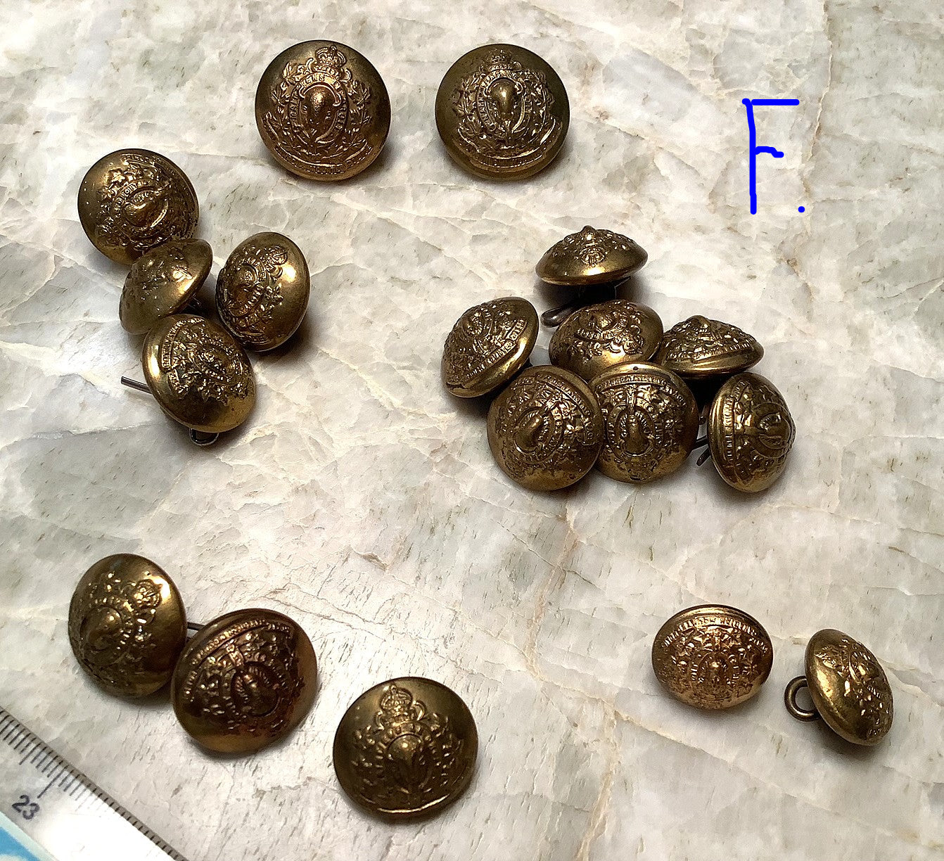 R.C.M.P uniform buttons