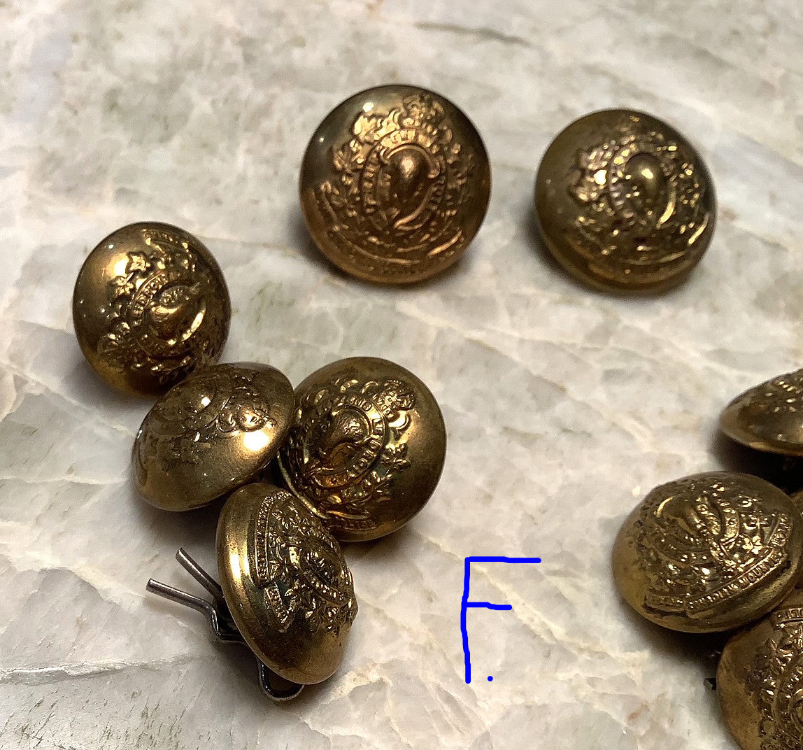R.C.M.P uniform buttons