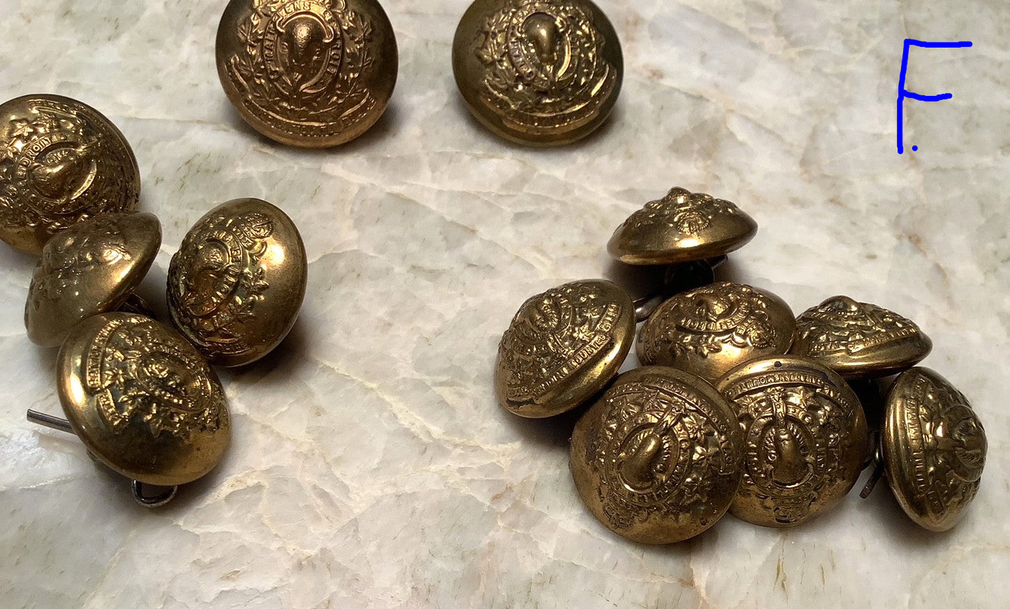 R.C.M.P uniform buttons
