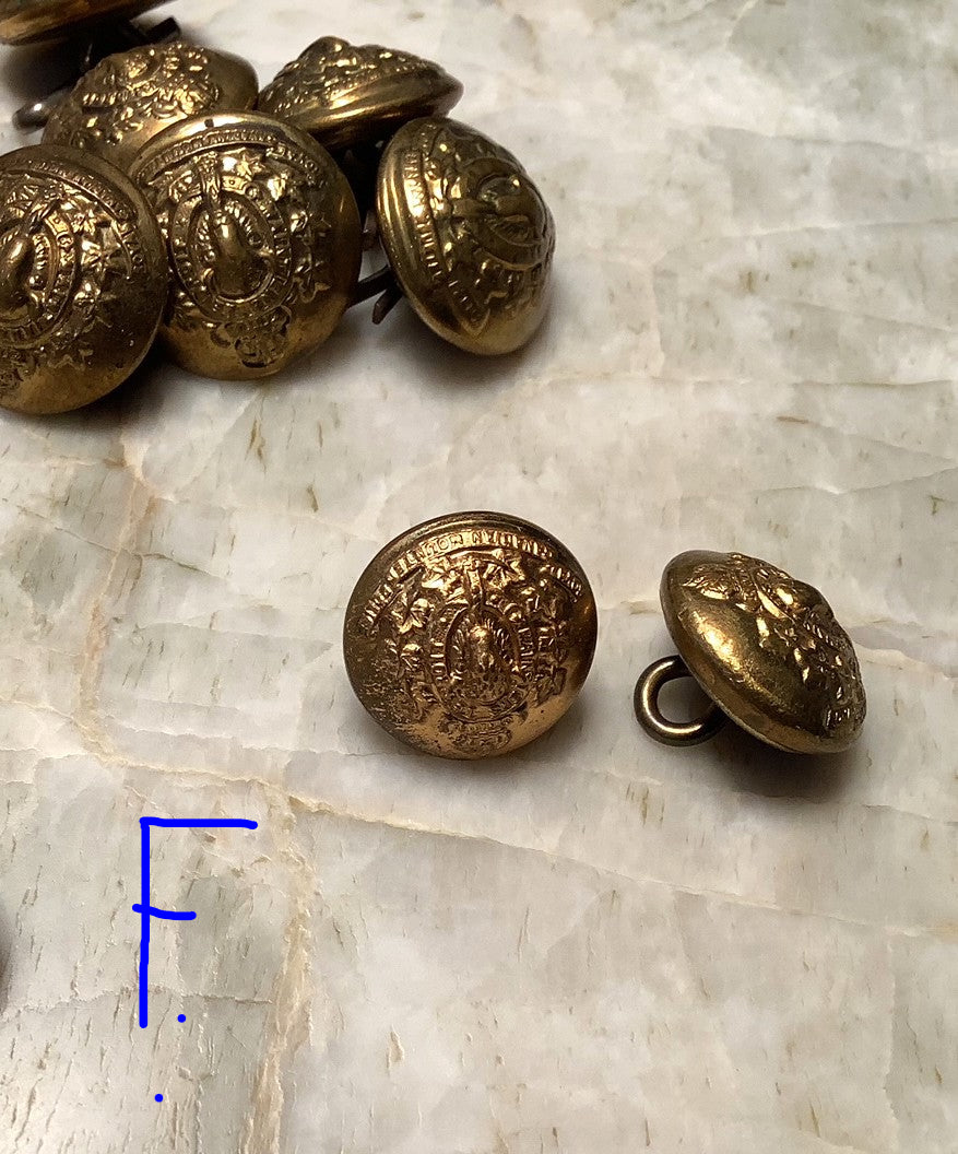 R.C.M.P uniform buttons