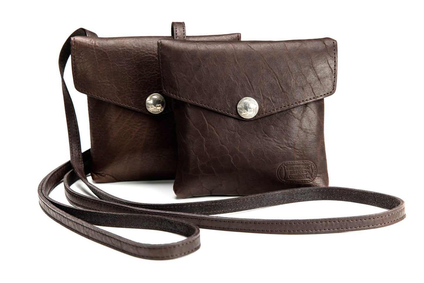 Buffalo Billfold Company - The Small Bag - bison leather cell phone and a bit more purse