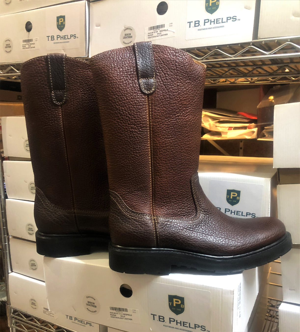 Buyce Leather - Bison/Deerskin Gauntlet Gloves — Herd Wear Retail Store
