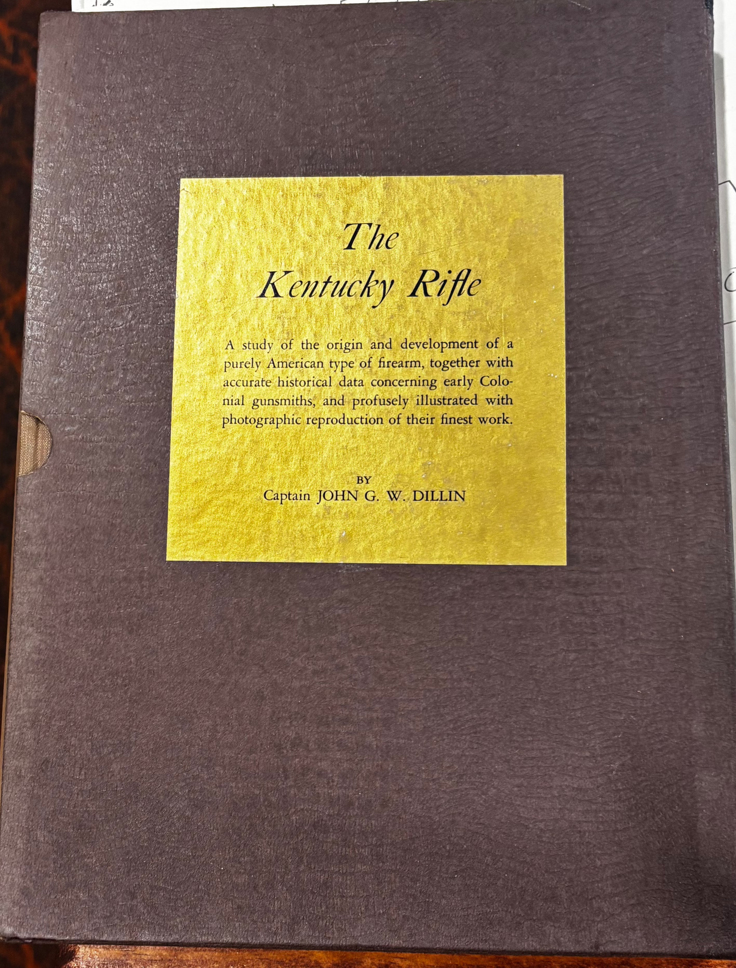 BOOKS -The Kentucky Rifle - Special Edition, 3rd  Edition (Blue binding) and 4th Edition (in slipcase)