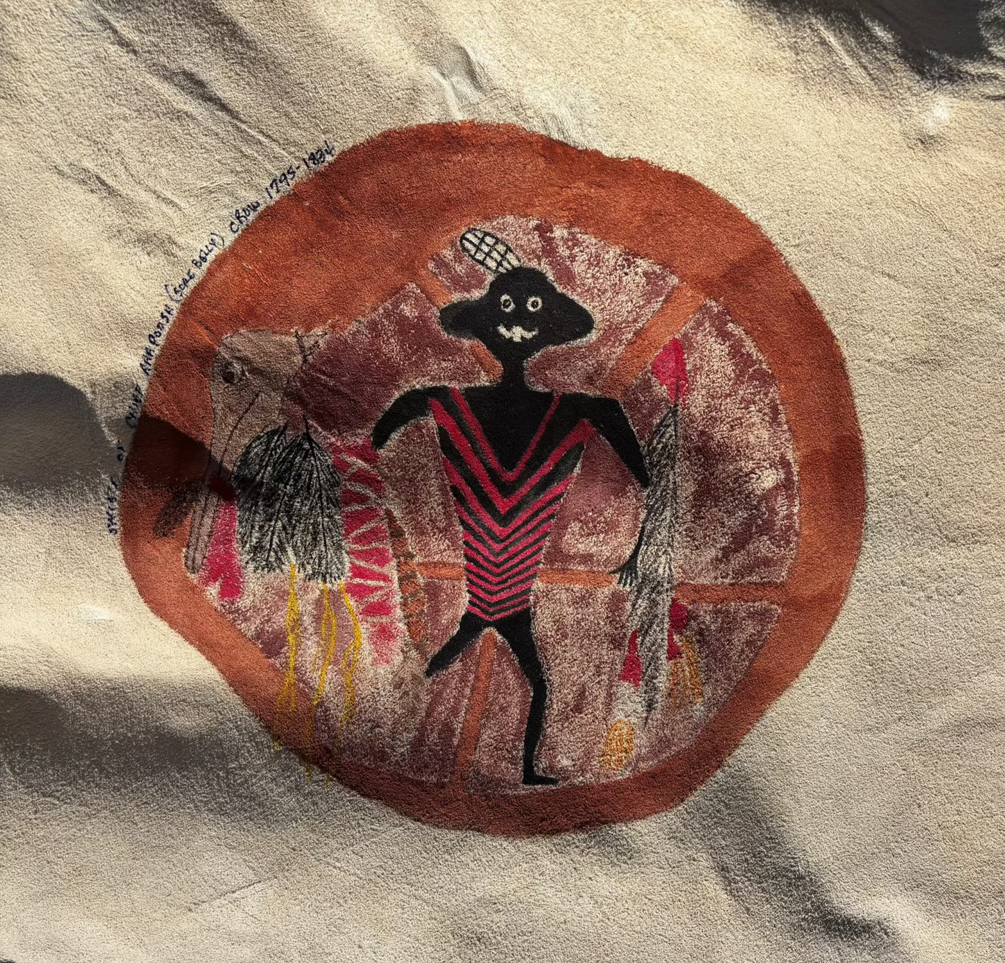 Charles Sinclair - May, 2025 - Hand Painted bison robe