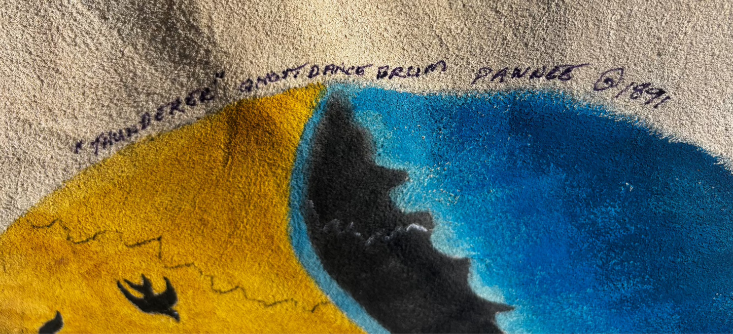 Charles Sinclair - May, 2025 - Hand Painted bison robe