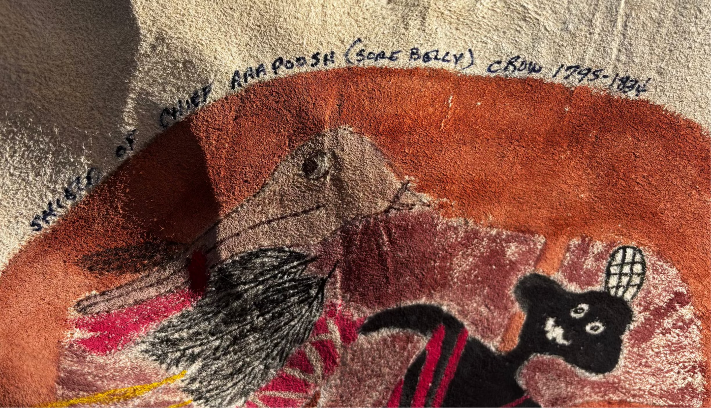 Charles Sinclair - May, 2025 - Hand Painted bison robe