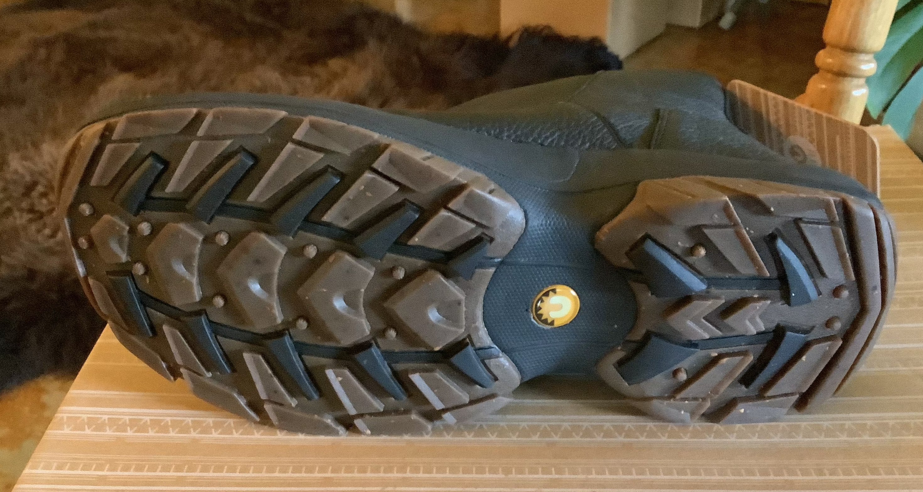 Mens shearling 2025 lined winter boots