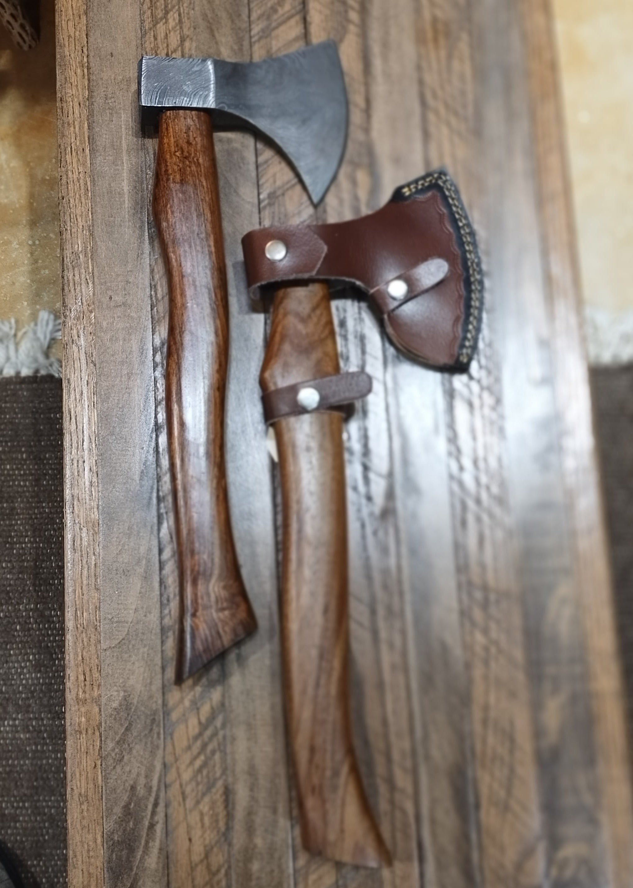 Damascus War Axe