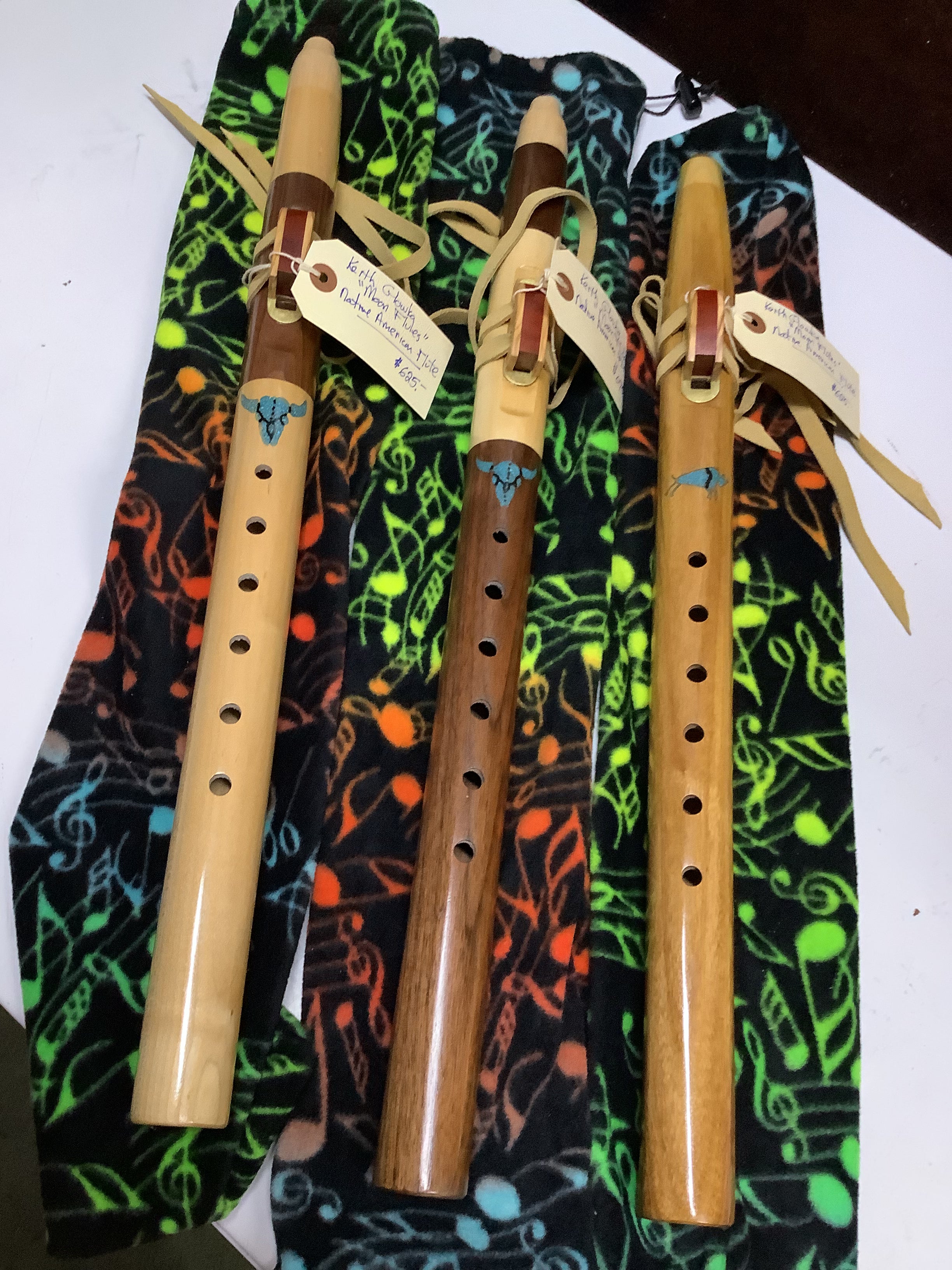 Native tuned Moon Flute