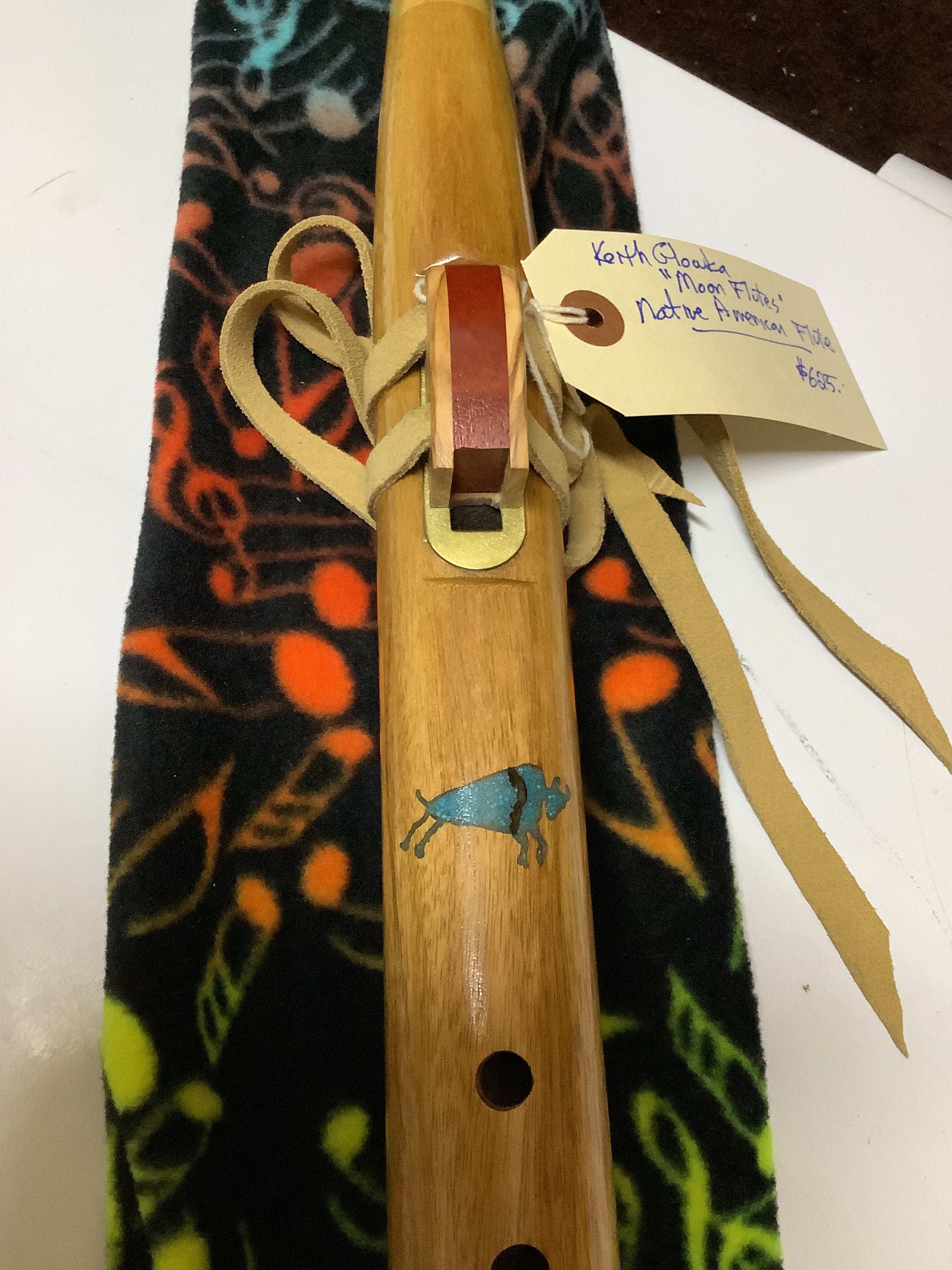 Native tuned Moon Flute