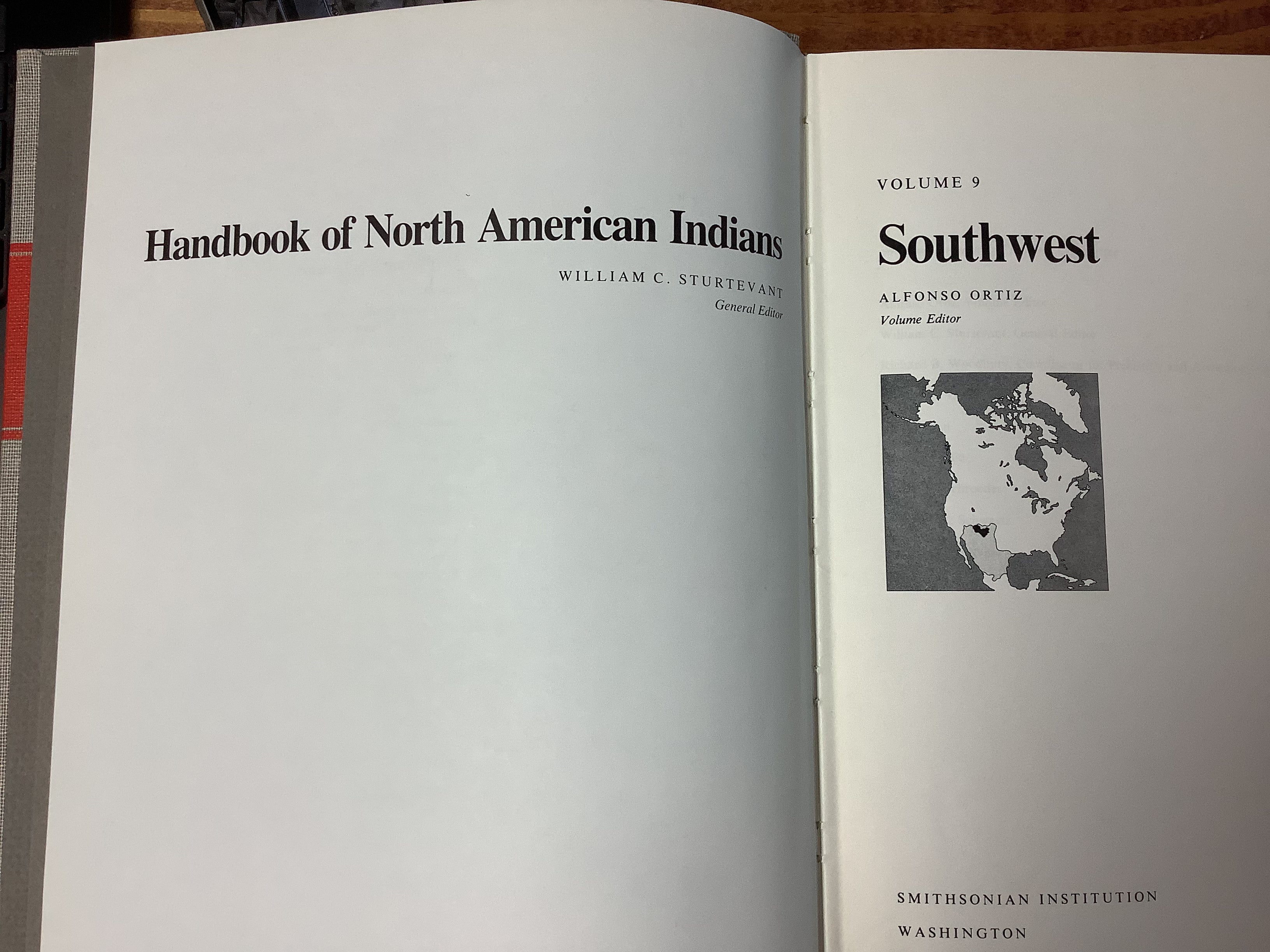 BOOKS - "Handbook of North American Indians" - Vol. 9 - Southwest