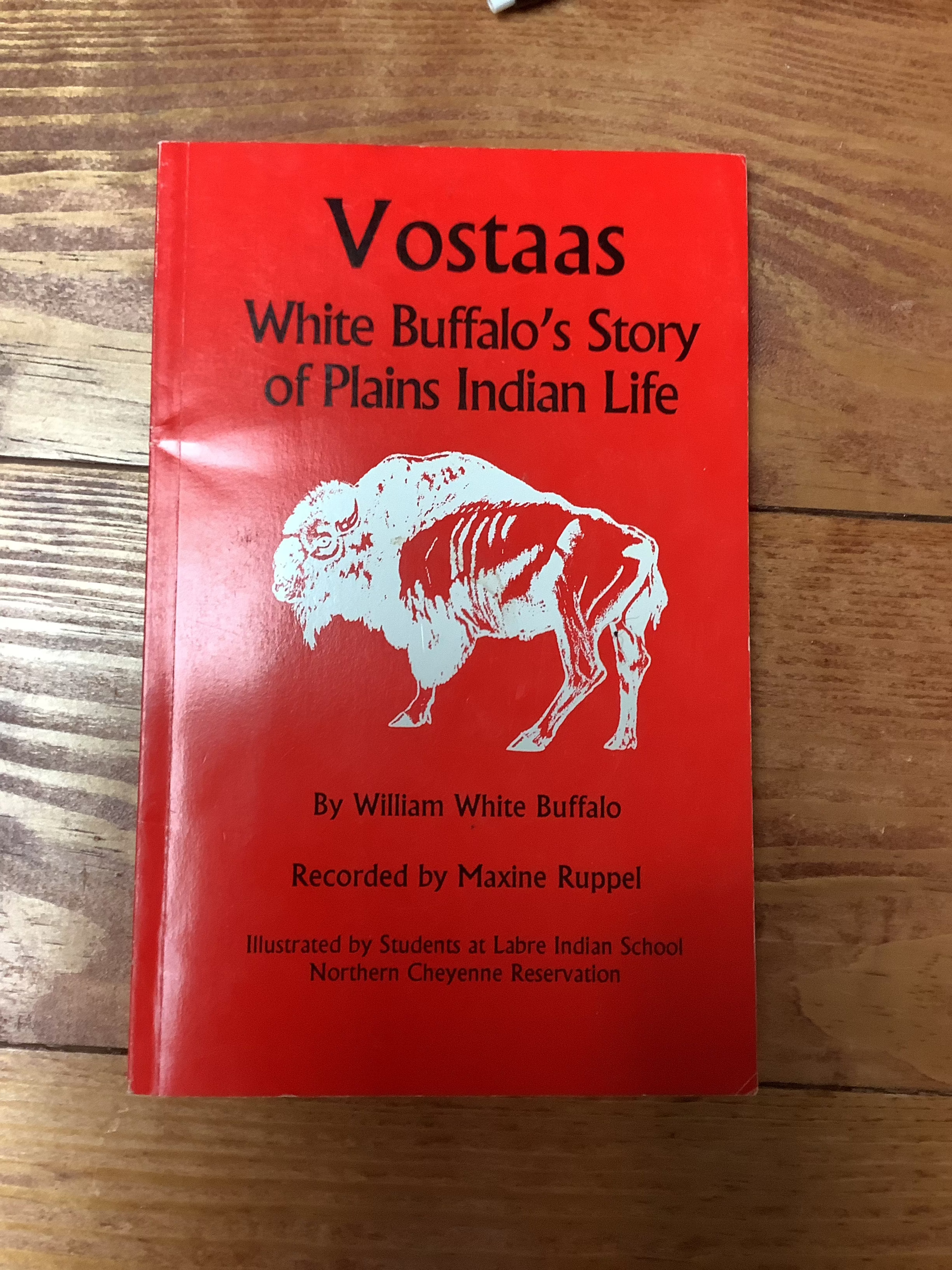 BOOKS - Vostaas - White Buffalo's Story of Plains Indian Life.