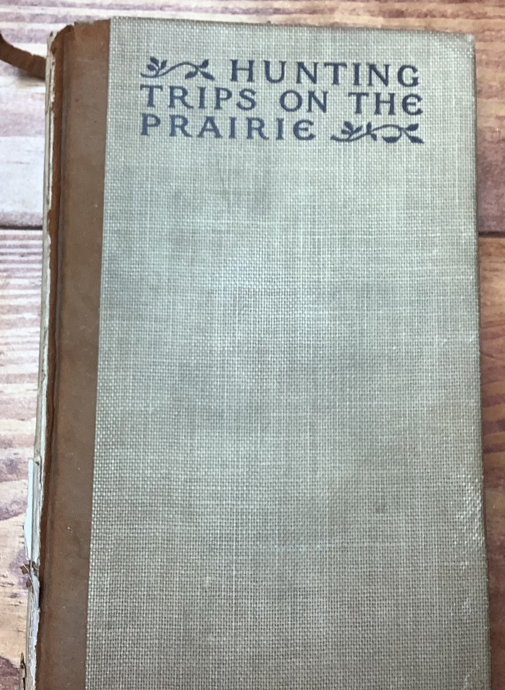 BOOKS - "Hunting Trips on the Prairie"  by Theodore Roosevelt