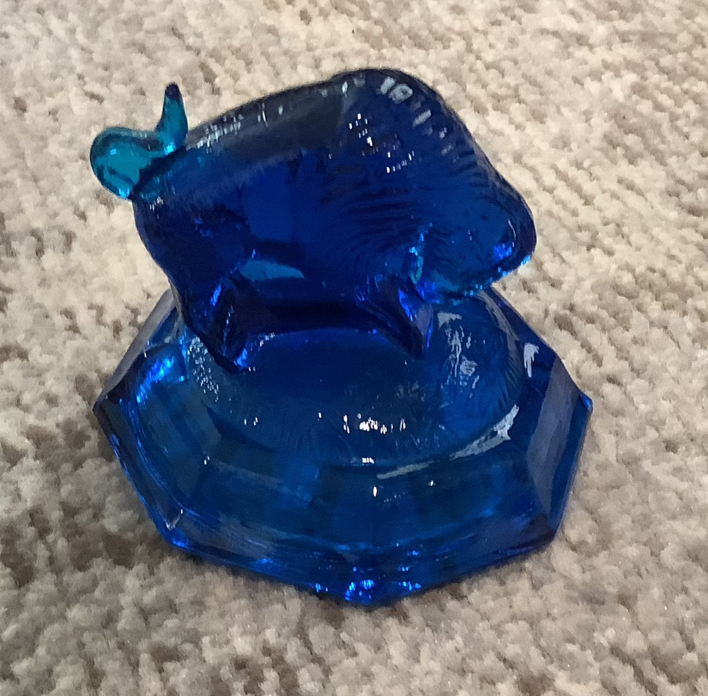 Antique (or close) Joe St. Clair - Glass Buffalo Paperweights