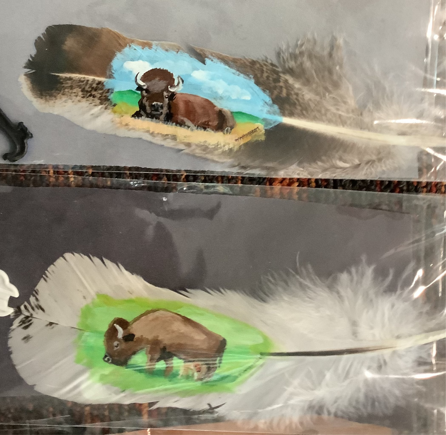 WHOLESALE LOT #15 - Gifting Feathers - Hand Painted on Turkey quills by Will Hoffert