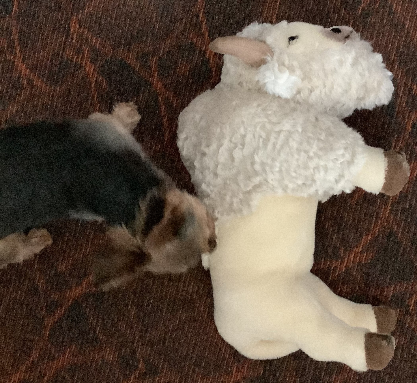 Steiff Felt Indian Doll  and White Buffalo, Limited Edition 1998,