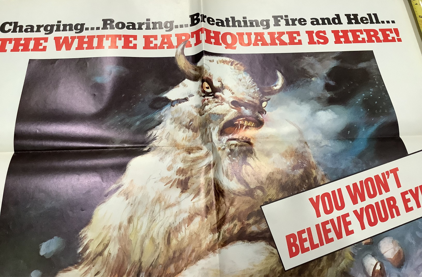 Original Charles Bronson - The White Buffalo - 1977 movie poster - American/English version