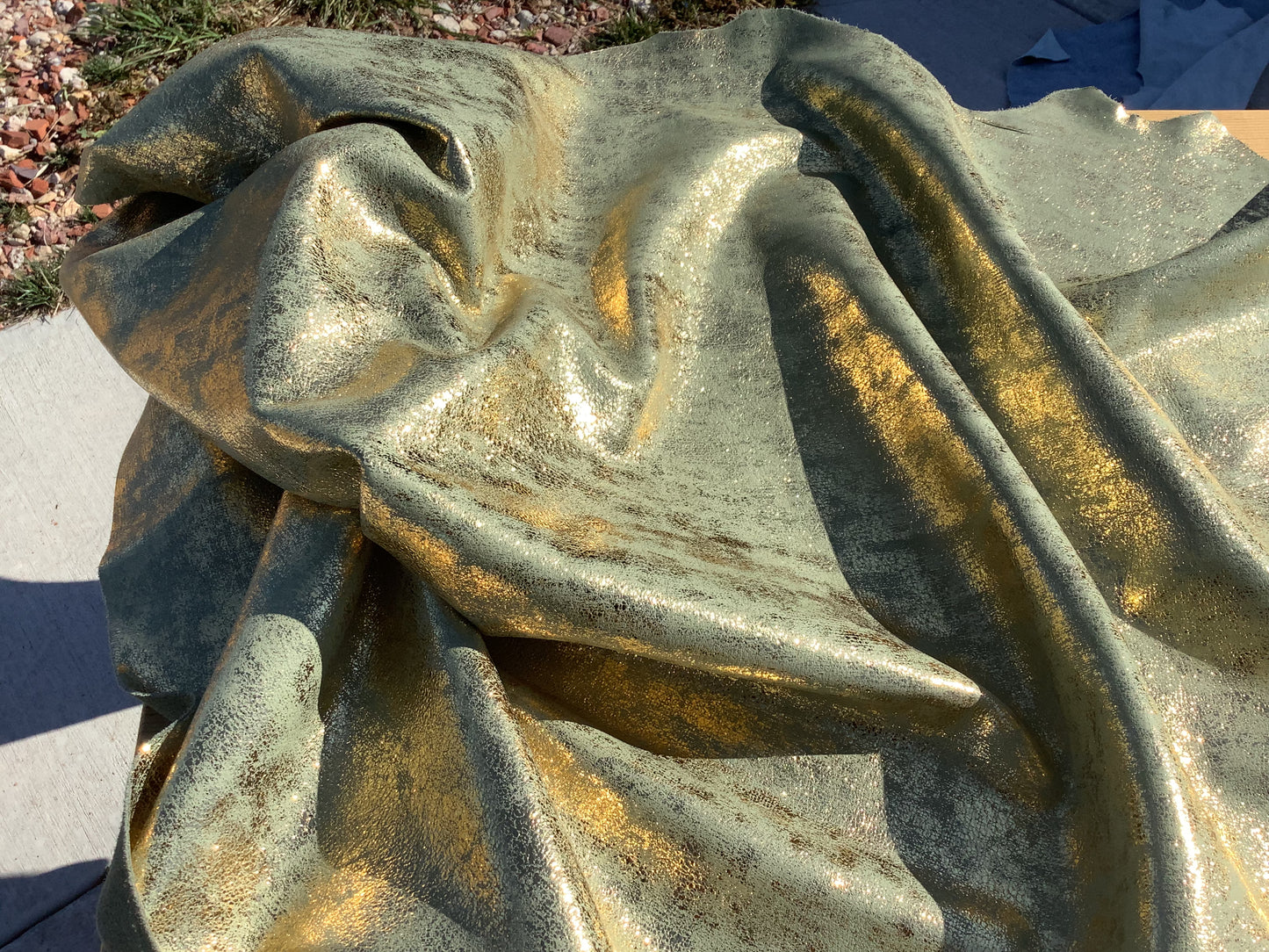 Footskins Bison Leather and Denim Look Calf - Hi-Top Moc