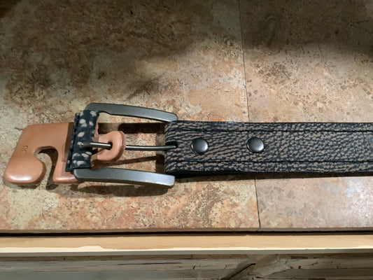 Vintage Bison- Trunk it bison leather belt VB-65562