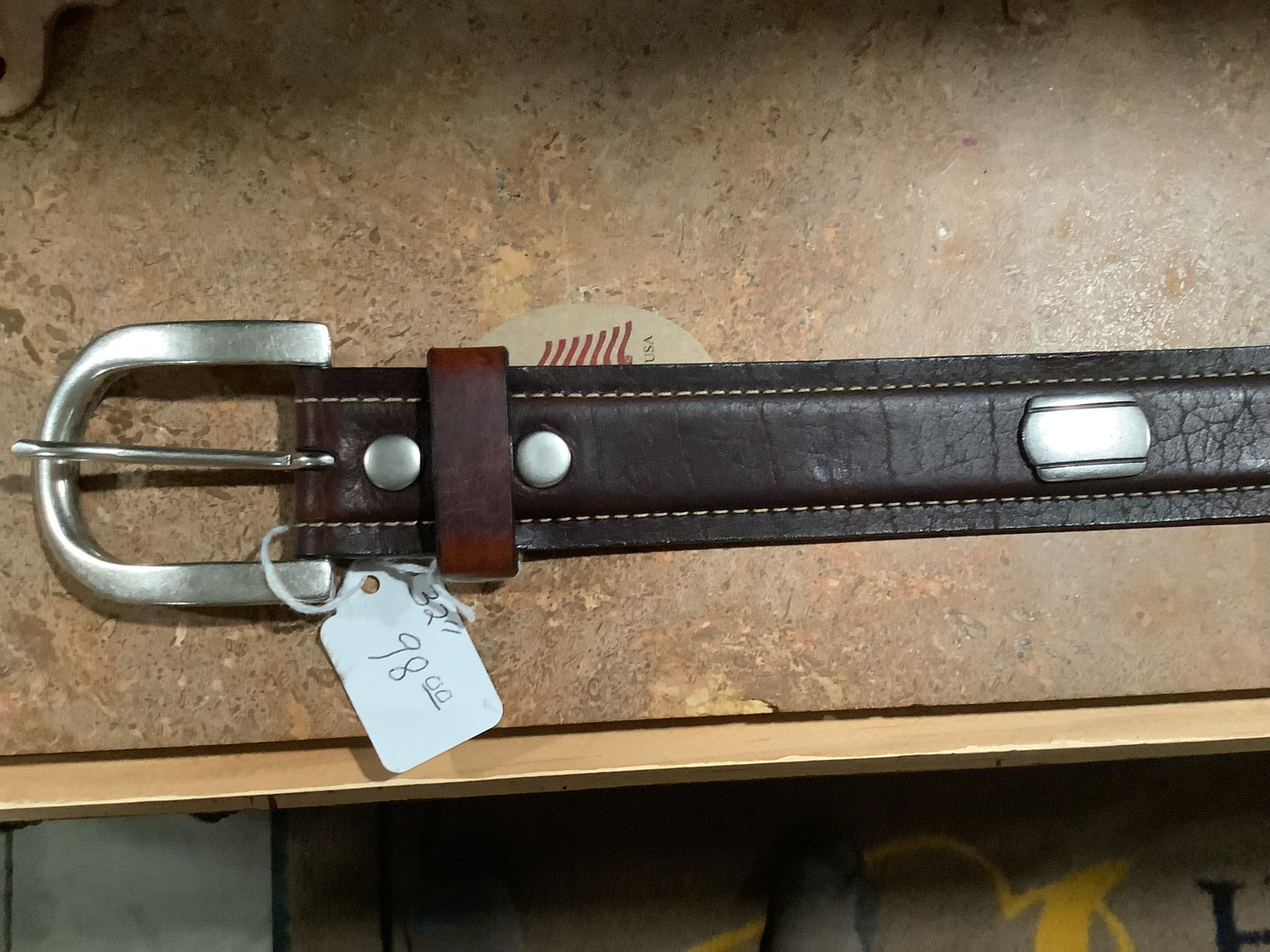 Vintage Bison Belt / Pitch Pine