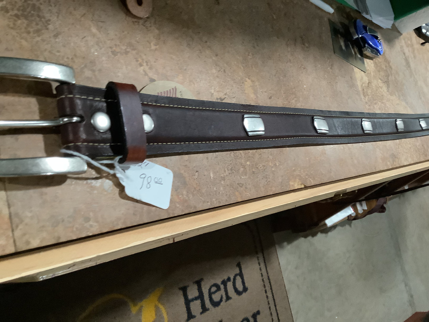 Vintage Bison Belt / Pitch Pine