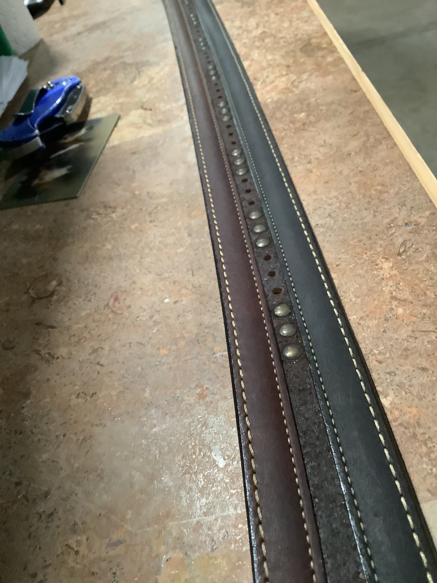 Vintage bison - Rowan bison leather belt - VB-6327