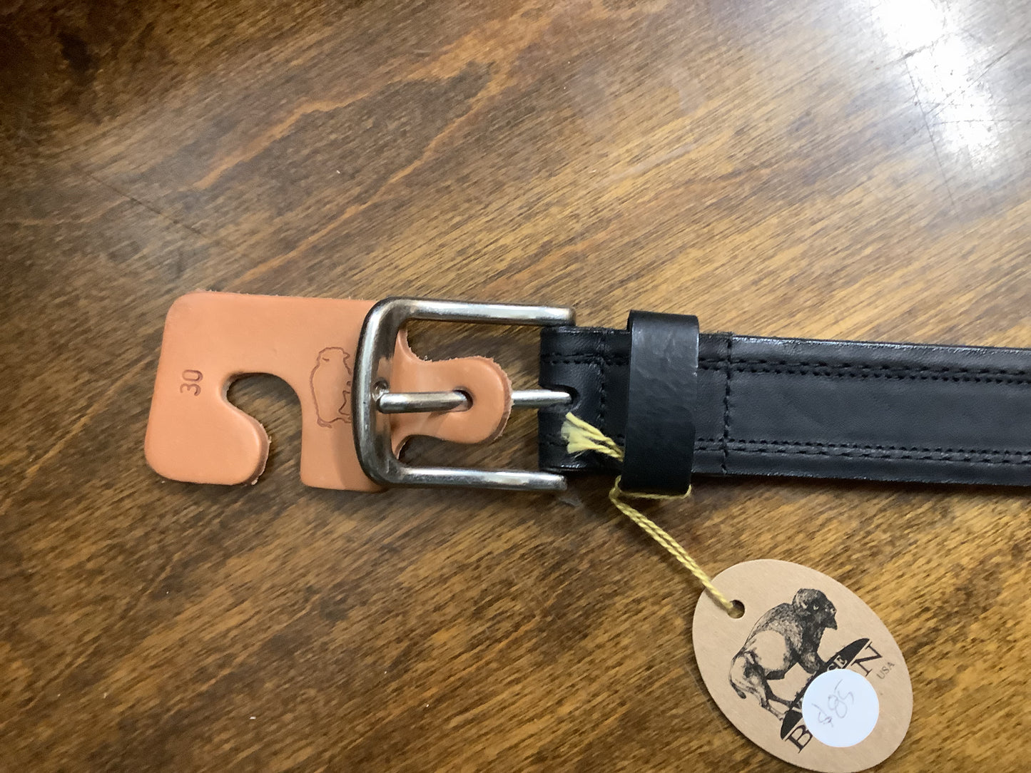 Vintage Bison - Gettysburg bison leather belt VB-1991