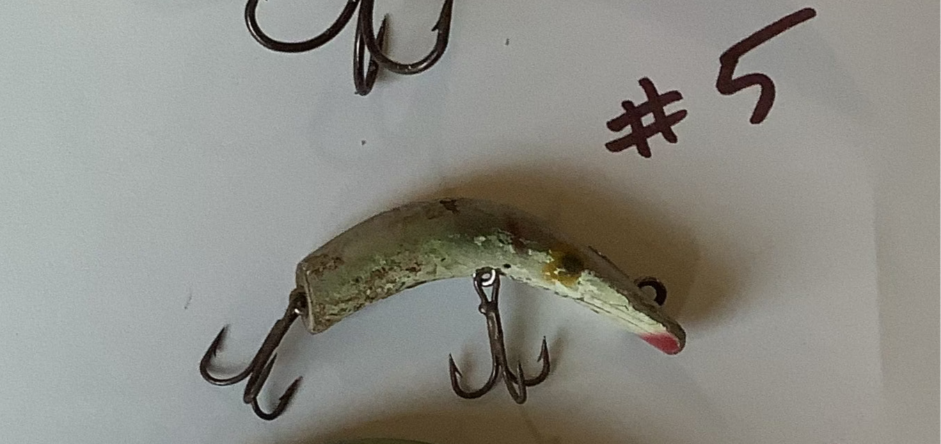 Kautzsky's  "LAZY IKE" swim baits.