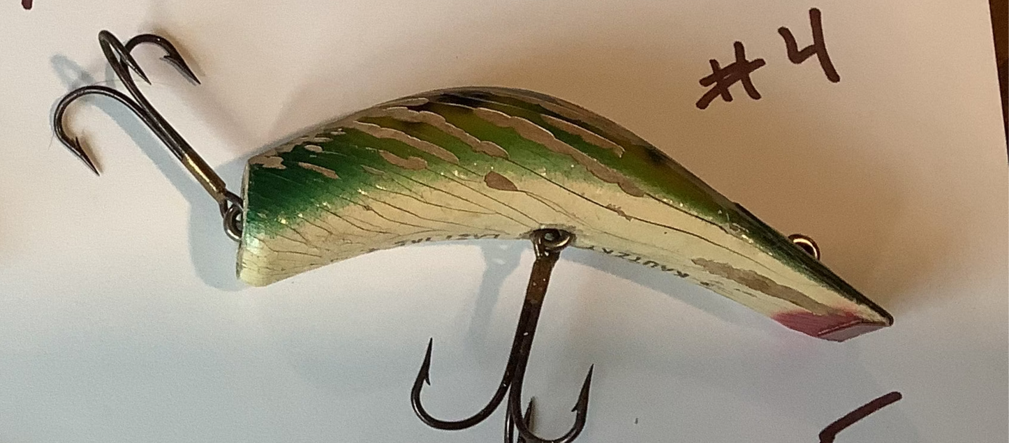 Kautzsky's  "LAZY IKE" swim baits.