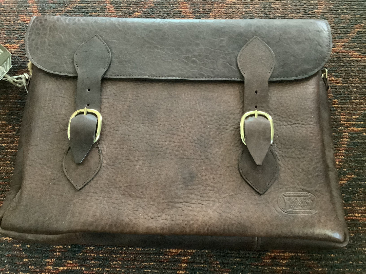 Buffalo Billfold Company - Bison Leather 1920's style Attache Case