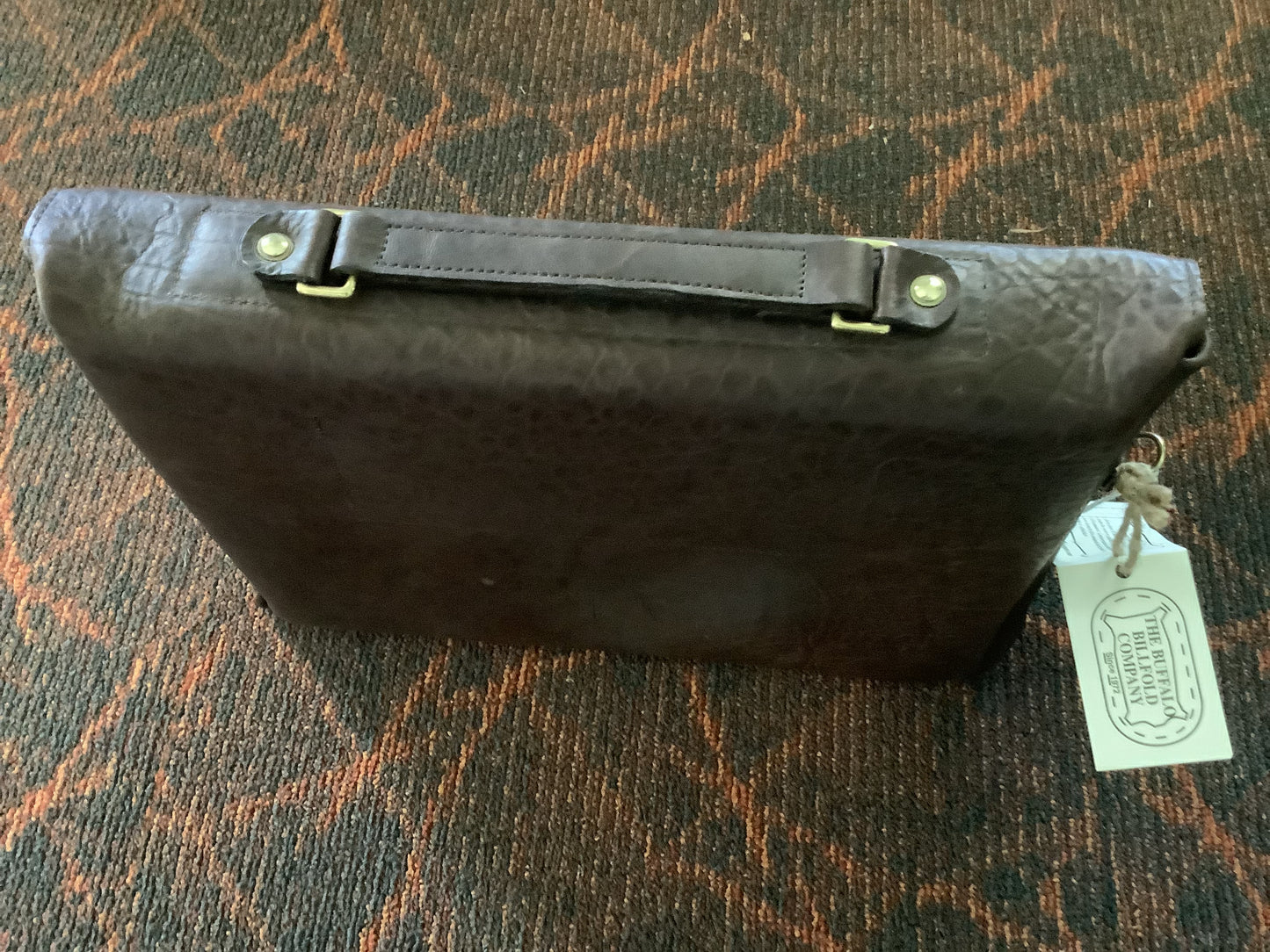 Buffalo Billfold Company - Bison Leather 1920's style Attache Case