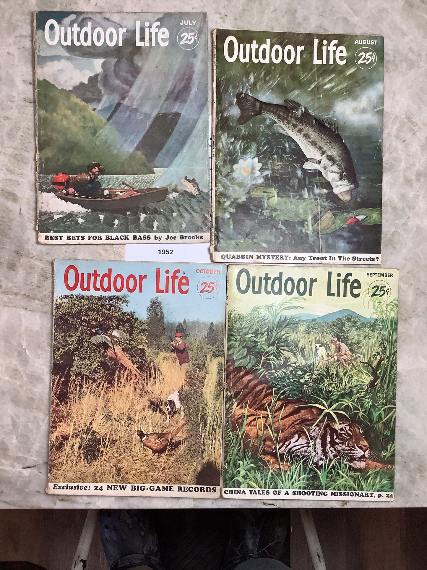 Old "Outdoor Life" magazines