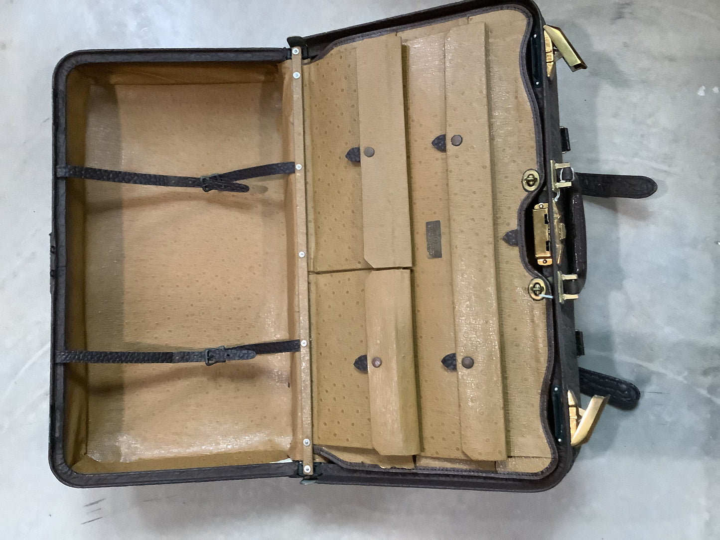 Antique Cases - "supposedly" bison leather.