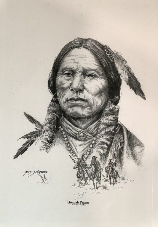 Quanah Parker Drawing - Mary Selfridge