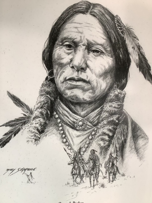 Quanah Parker Drawing - Mary Selfridge