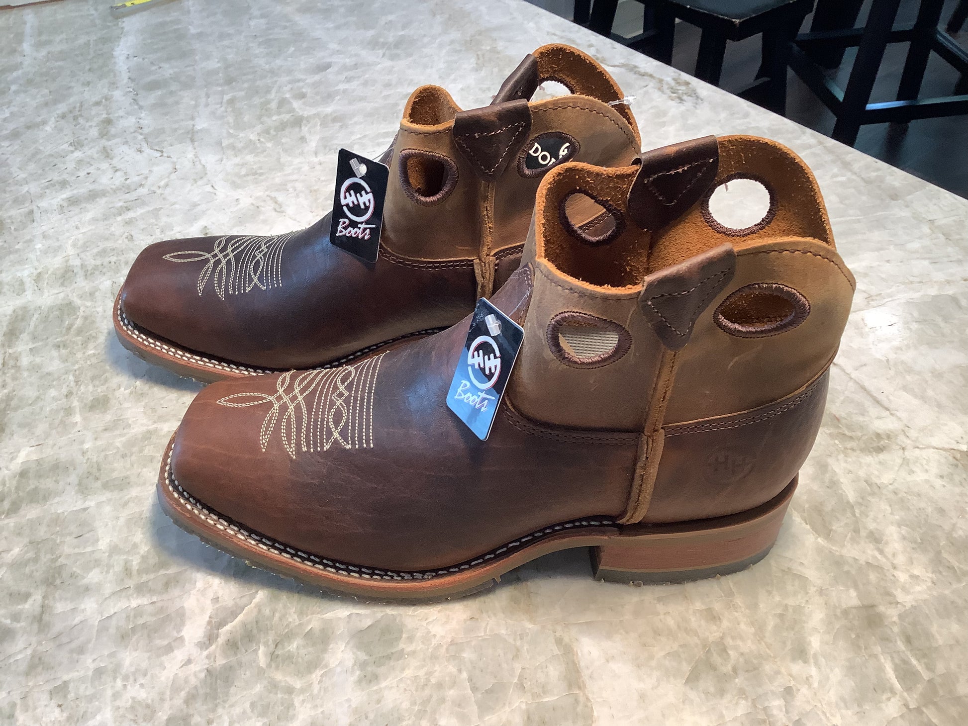 Double H Bison Leather Boots - our last pair – Herd Wear