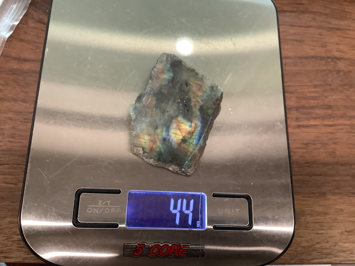 Labradorite slabs - unpolished and photographed wet