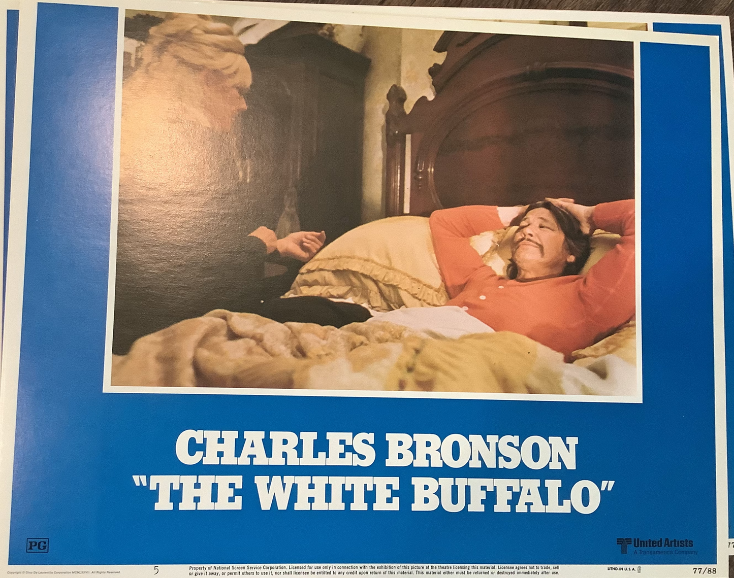 Original Charles Bronson - The White Buffalo - 1977 movie poster - American/English version