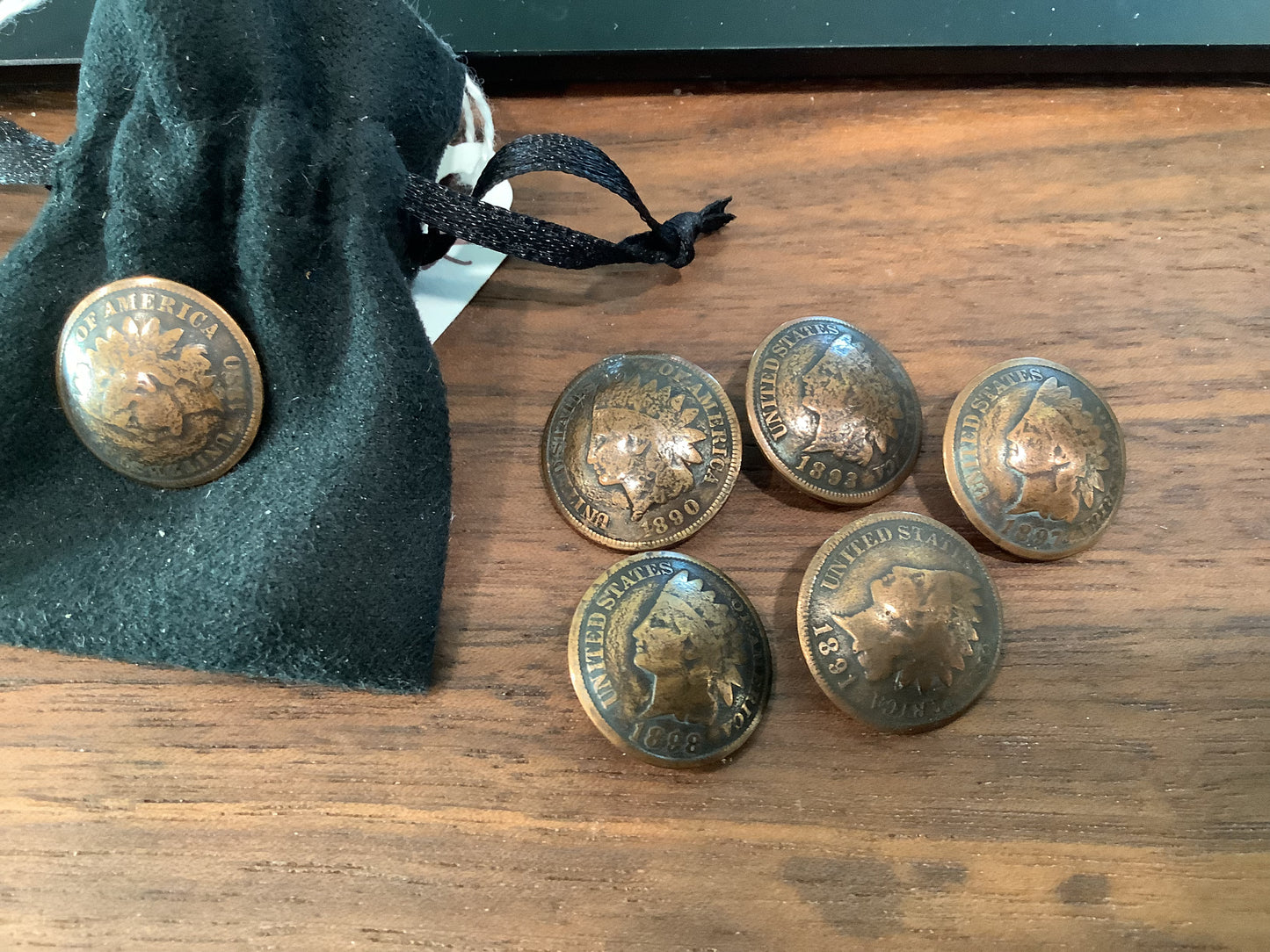 Indian Head Penny buttons