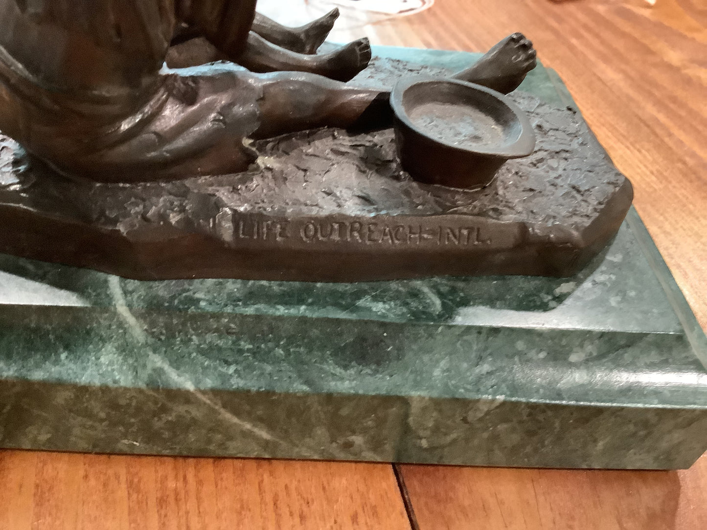"Brotherly Love" - Robert Sommers bronze on marble
