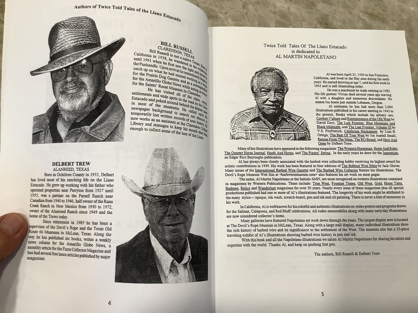 BOOKS - "It's All Trew" & "Twice Told Tails of the Llano Estacado by Delbert Trew