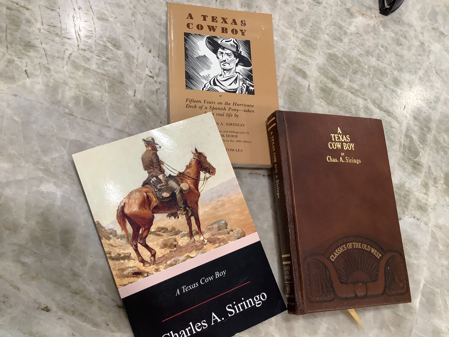 BOOKS - 3 Books by Charles Siringo; Author, Cowboy, Detective ... and don't forget the movie