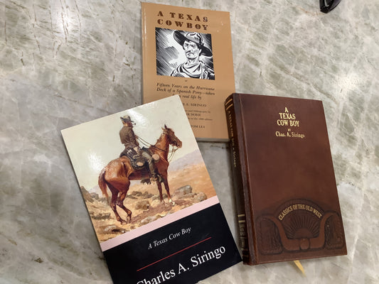 BOOKS - 3 Books by Charles Siringo; Author, Cowboy, Detective ... and don't forget the movie