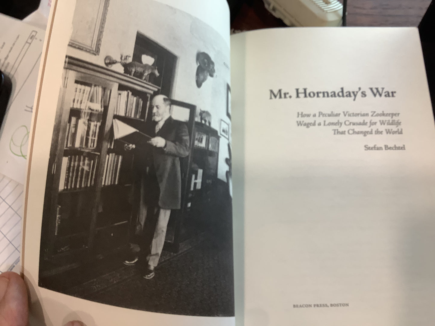 BOOKS - Mr. Hornaday's War; Stefan Bechtel