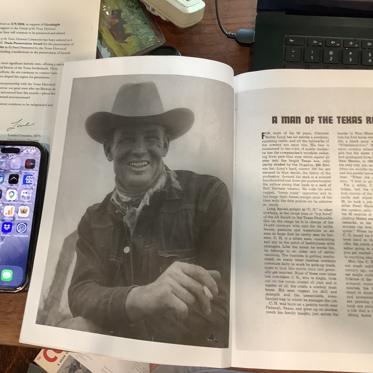 BOOKS -  The Cowboy; His Life