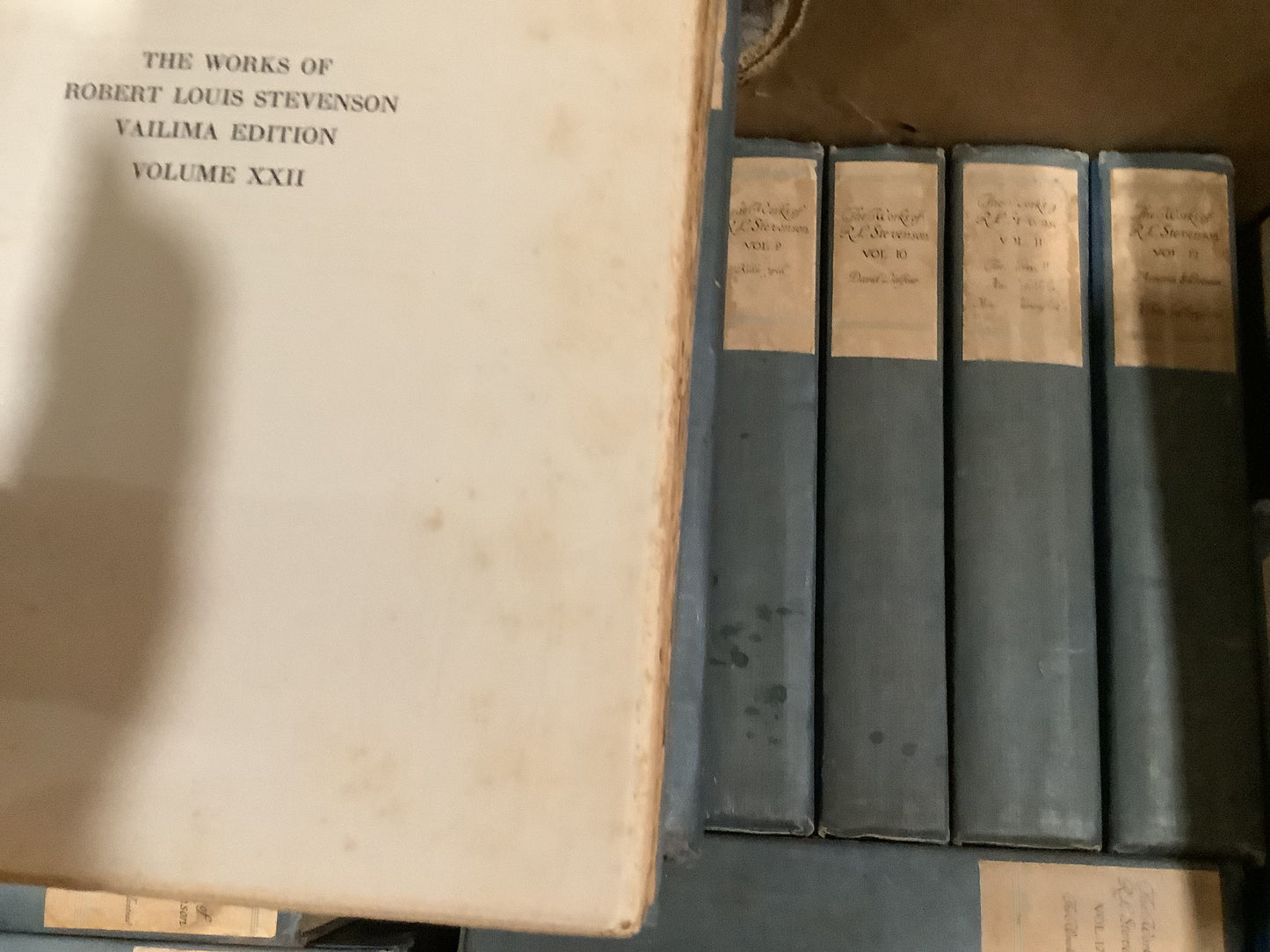BOOKS - 25 of a 26 Volume Set - The Works of R. L. Stevenson