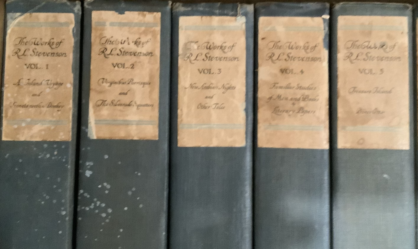 BOOKS - 25 of a 26 Volume Set - The Works of R. L. Stevenson