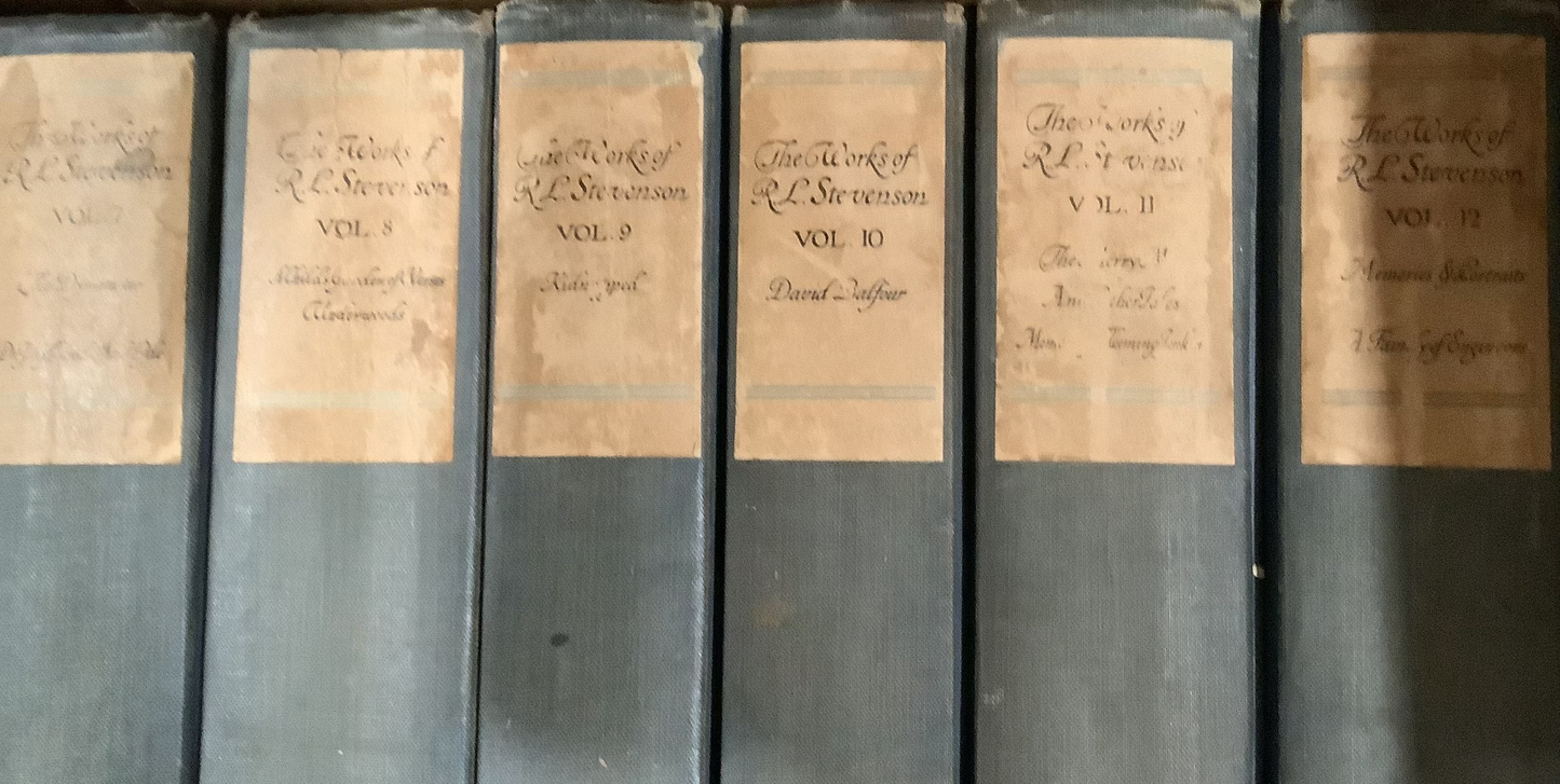 BOOKS - 25 of a 26 Volume Set - The Works of R. L. Stevenson